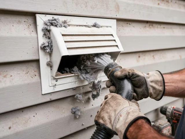 Professional dryer vent cleaning by Akron Dryer Vent Cleaning in Akron