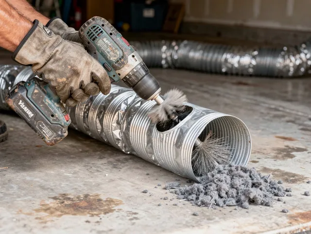 Professional duct cleaning by Akron Dryer Vent Cleaning in Akron