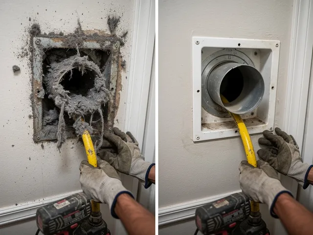 Expert gas dryer vent cleaning by Akron Dryer Vent Cleaning in Akron