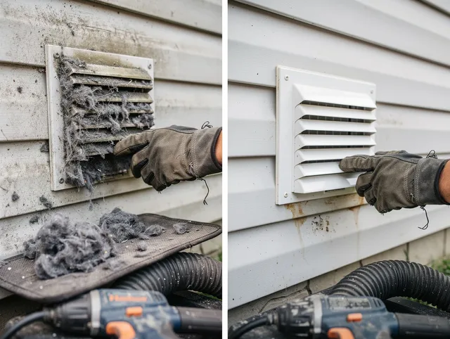 Residential dryer vent cleaning by Akron Dryer Vent Cleaning in Akron